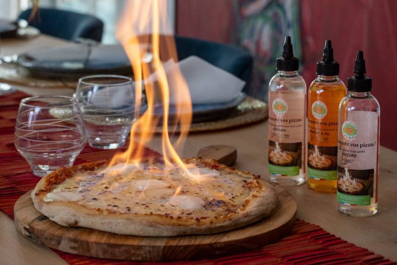 Ma Minute Pizza - flambage 