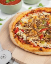 Notre zone d'activité pour ce service Pâte à pizza pro prête à étaler pour boulangerie, fabriquée à la main avec huile d'olive 100% extra vierge près de 